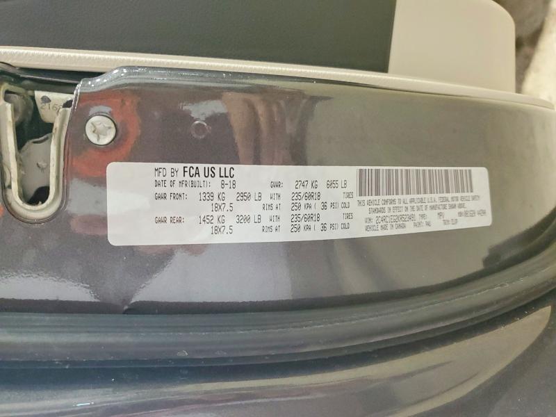 78924295 :رقم المزاد ، 2C4RC1EG2KR523491 vin ، 2019 Chrysler Pacifica مزاد بيع
