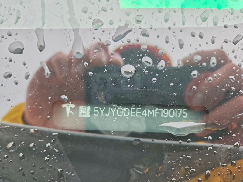 Продажа на аукционе авто 2021 Tesla Model Y, vin: 5YJYGDEE4MF190175, номер лота: 77802965