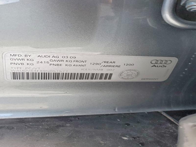 Aukcja sprzedaży 2009 Audi A6, vin: WAUDV64F99N051577, numer aukcji: 78545825