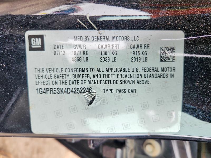 Продажа на аукционе авто 2013 Buick Verano Con, vin: 1G4PR5SK4D4252246, номер лота: 78293225