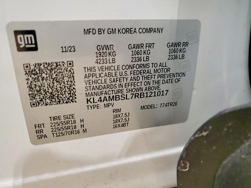 Aukcja sprzedaży 2024 Buick Encore Gx, vin: KL4AMBSL7RB121017, numer aukcji: 76490785