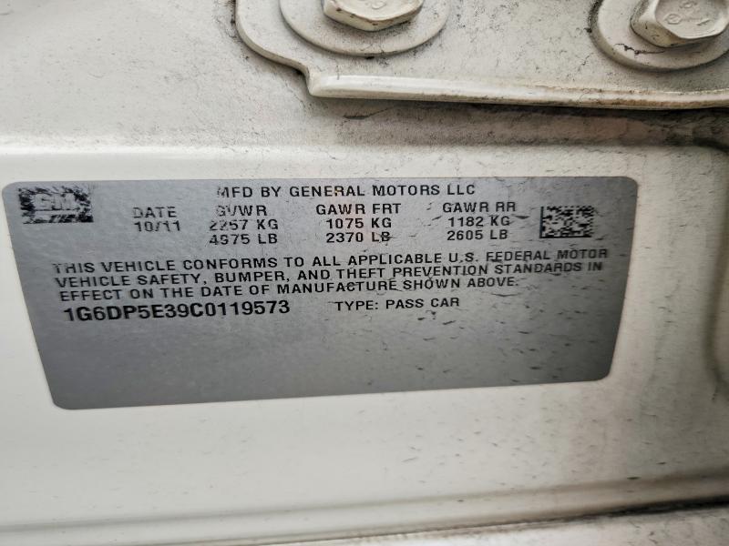 Продажа на аукционе авто 2012 Cadillac Cts Premiu, vin: 1G6DP5E39C0119573, номер лота: 77336785