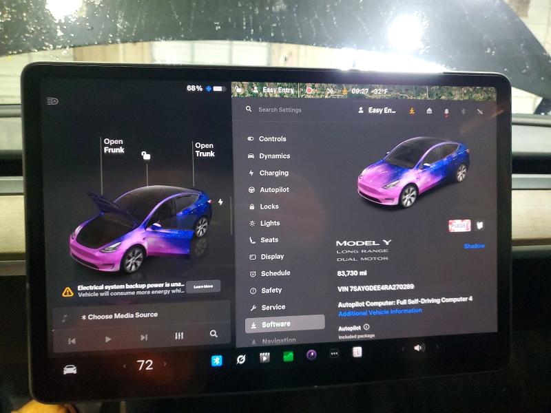 74763125 :رقم المزاد ، 7SAYGDEE4RA270289 vin ، 2024 Tesla Model Y مزاد بيع