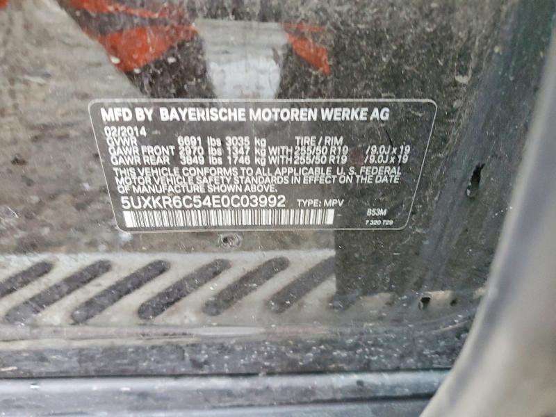 Aukcja sprzedaży 2014 Bmw X5, vin: 5UXKR6C54E0C03992, numer aukcji: 77726115