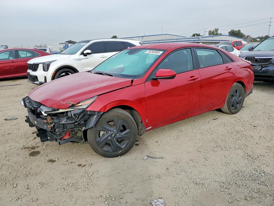 75250365 :رقم المزاد ، KMHLM4AJ3NU031786 vin ، 2022 Hyundai Elantra Hybrid مزاد بيع