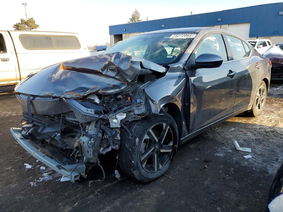 2025 Nissan Sentra Sv მანქანა იყიდება აუქციონზე, vin: 3N1AB8CV2SY327600, აუქციონის ნომერი: 75272065