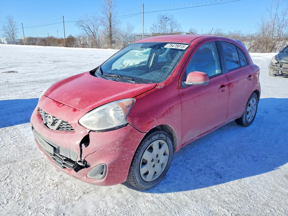 75478915 :رقم المزاد ، 3N1CK3CPXHL247349 vin ، 2017 Nissan Micra مزاد بيع