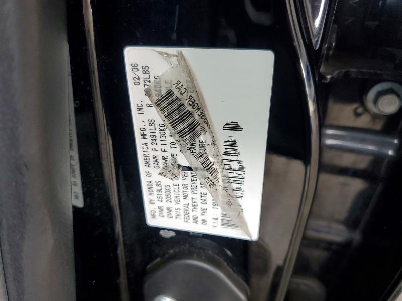 78800745 :رقم المزاد ، 19UUA66206A030131 vin ، 2006 Acura 3.2tl مزاد بيع