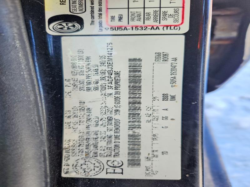 Aukcja sprzedaży 2014 Ford Fiesta, vin: 3FADP4BJ3EM141276, numer aukcji: 76998955