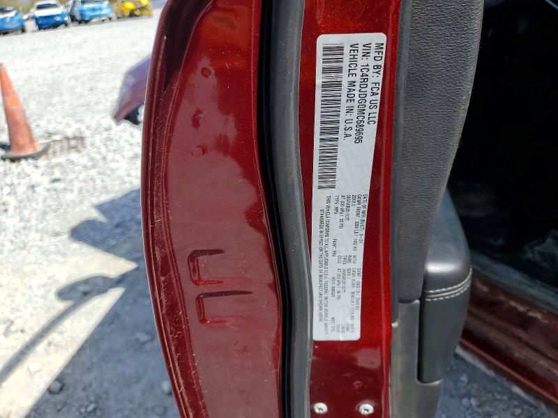Aukcja sprzedaży 2021 Dodge Durango, vin: 1C4RDJDG0MC689695, numer aukcji: 78094975