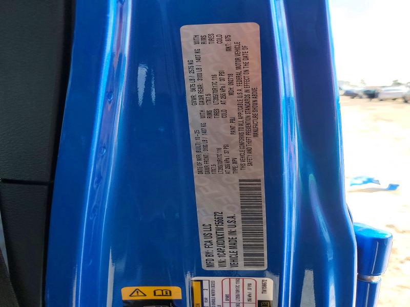 77880765 :رقم المزاد ، 1C4PJXDNXTW156672 vin ، 2026 Jeep Wrangler مزاد بيع