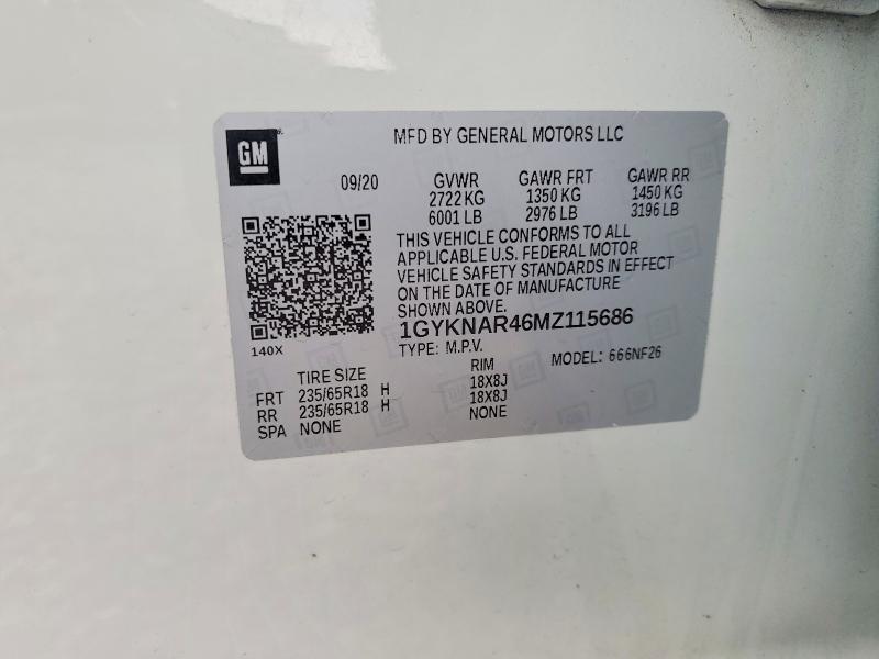 Продажа на аукционе авто 2021 Cadillac Xt5, vin: 1GYKNAR46MZ115686, номер лота: 78837995