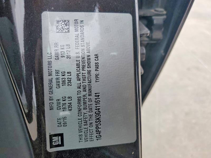 Продажа на аукционе авто 2016 Buick Verano, vin: 1G4PP5SK9G4116141, номер лота: 77835275