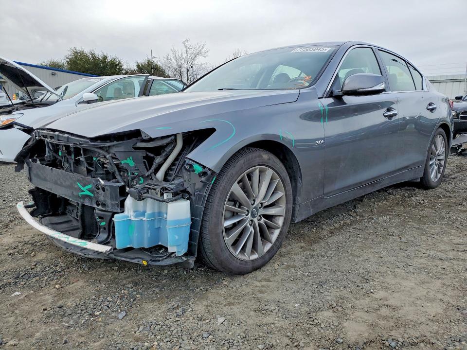 77505045 :رقم المزاد ، JN1EV7AP8JM355765 vin ، 2018 Infiniti Q50 مزاد بيع