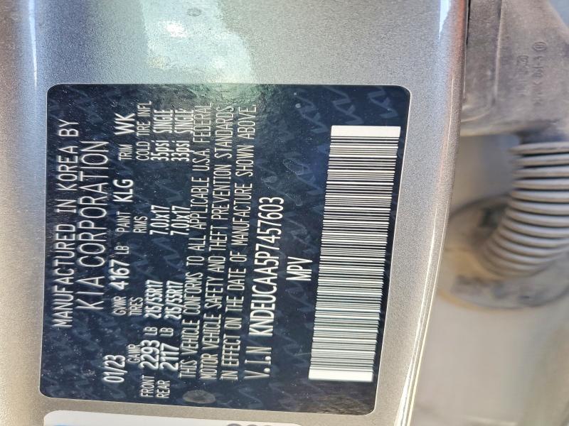 Продажа на аукционе авто 2023 Kia Seltos, vin: KNDEUCAA5P7457603, номер лота: 77204395