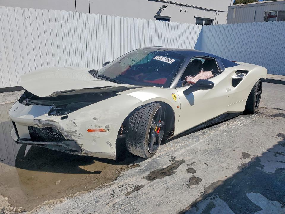 2018 Ferrari 488 Spider მანქანა იყიდება აუქციონზე, vin: ZFF80AMA4J0229716, აუქციონის ნომერი: 77175065