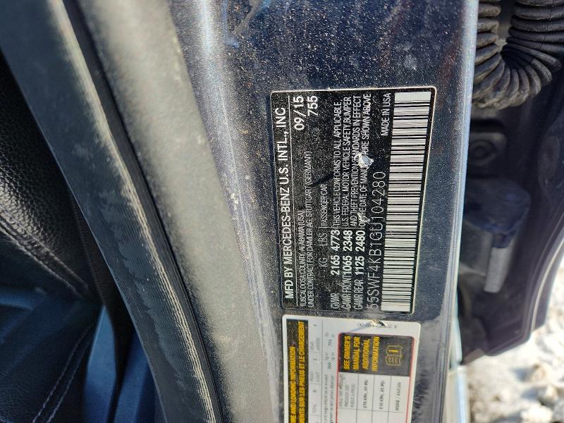 Продаж на аукціоні авто 2016 Mercedes-benz C, vin: 55SWF4KB1GU104280, номер лоту: 78614735