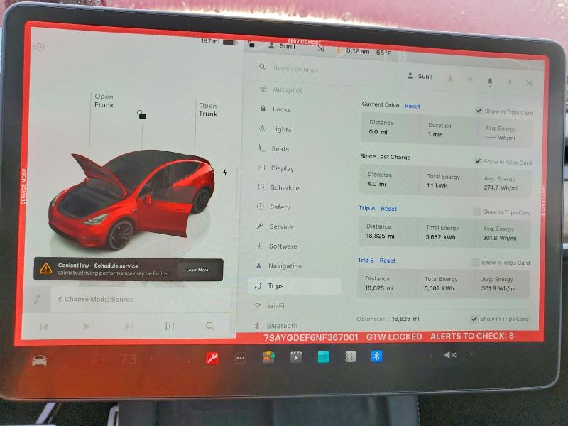 Aukcja sprzedaży 2022 Tesla Model Y, vin: 7SAYGDEF6NF367001, numer aukcji: 76191785