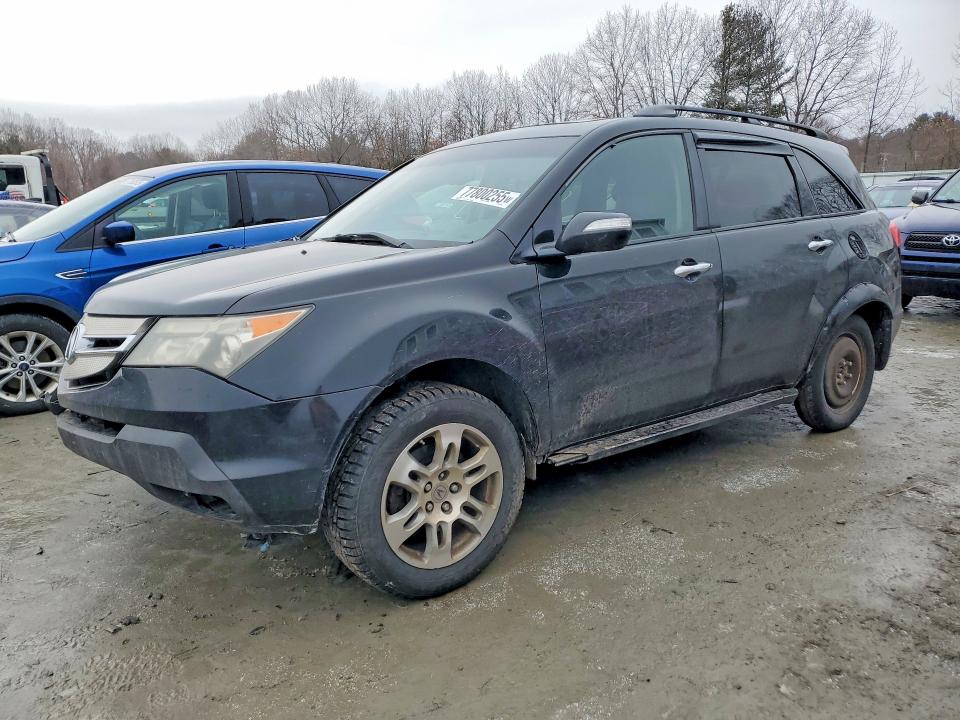 77800255 :رقم المزاد ، 2HNYD28209H500591 vin ، 2009 Acura Mdx مزاد بيع