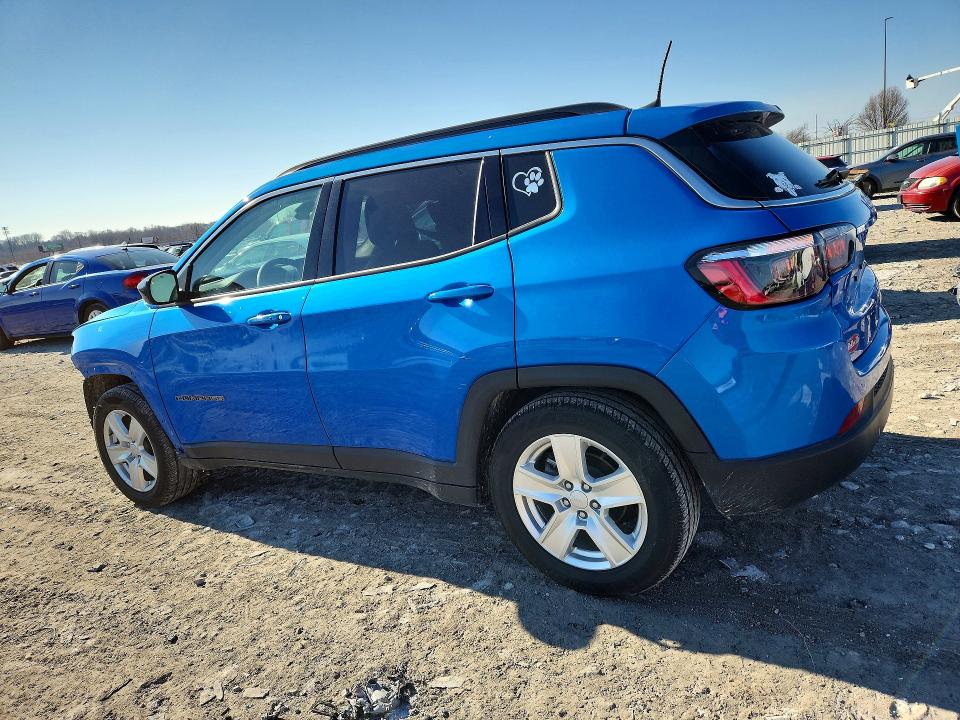 2022 Jeep Compass მანქანა იყიდება აუქციონზე, vin: 3C4NJCBB3NT139813, აუქციონის ნომერი: 77296255