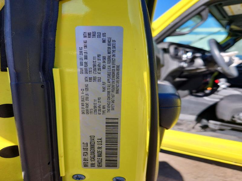 Продажа на аукционе авто 2022 Jeep Wrangler, vin: 1C4GJXAGXNW231413, номер лота: 74827305