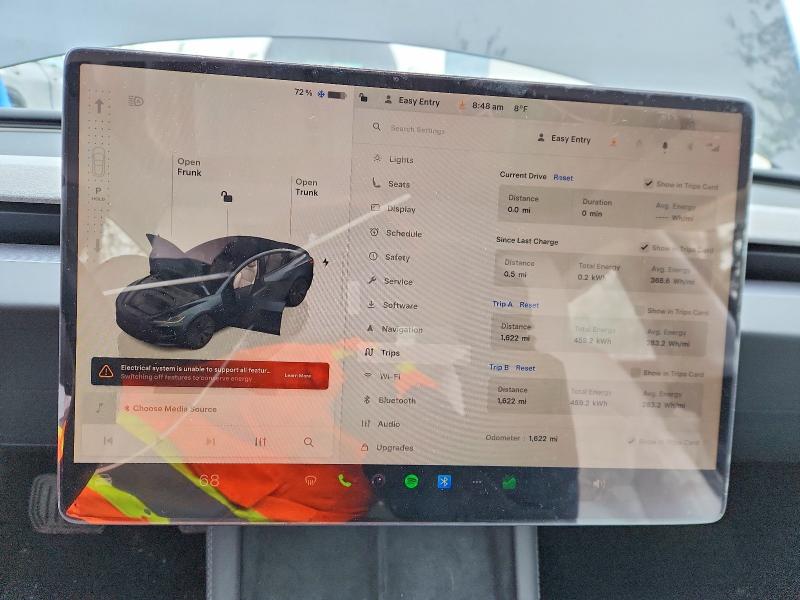 2026 Tesla Model 3 მანქანა იყიდება აუქციონზე, vin: 5YJ3E1EA5TF135308, აუქციონის ნომერი: 75250565