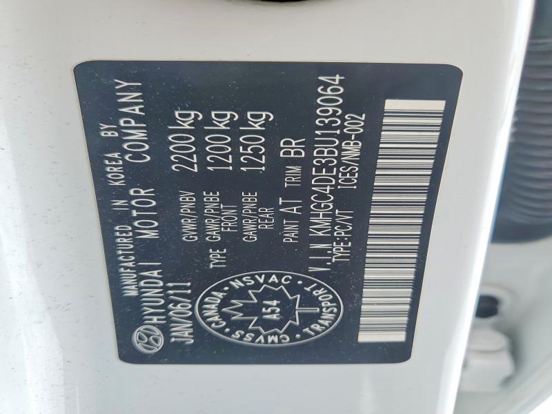 Aukcja sprzedaży 2011 Hyundai Genesis, vin: KMHGC4DE3BU139064, numer aukcji: 78358845