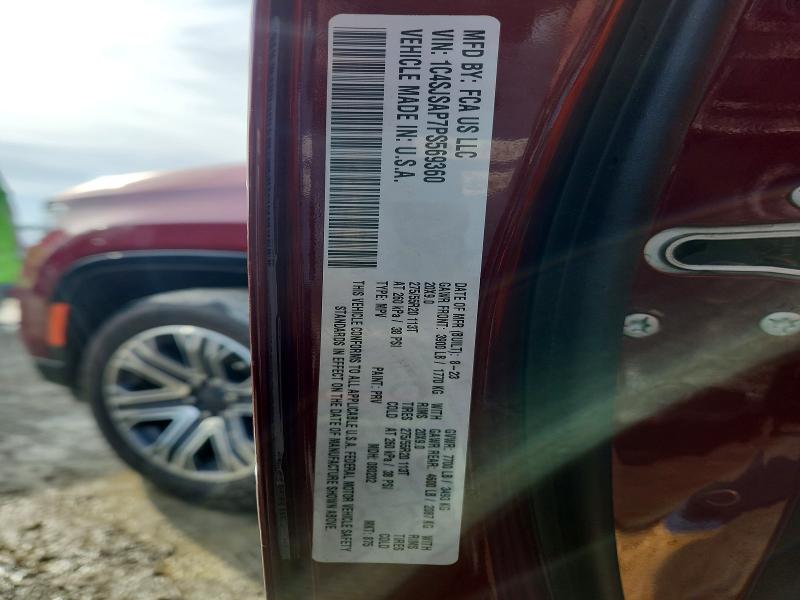 Продаж на аукціоні авто 2023 Jeep Wagoneer, vin: 1C4SJSAP7PS569360, номер лоту: 77969175