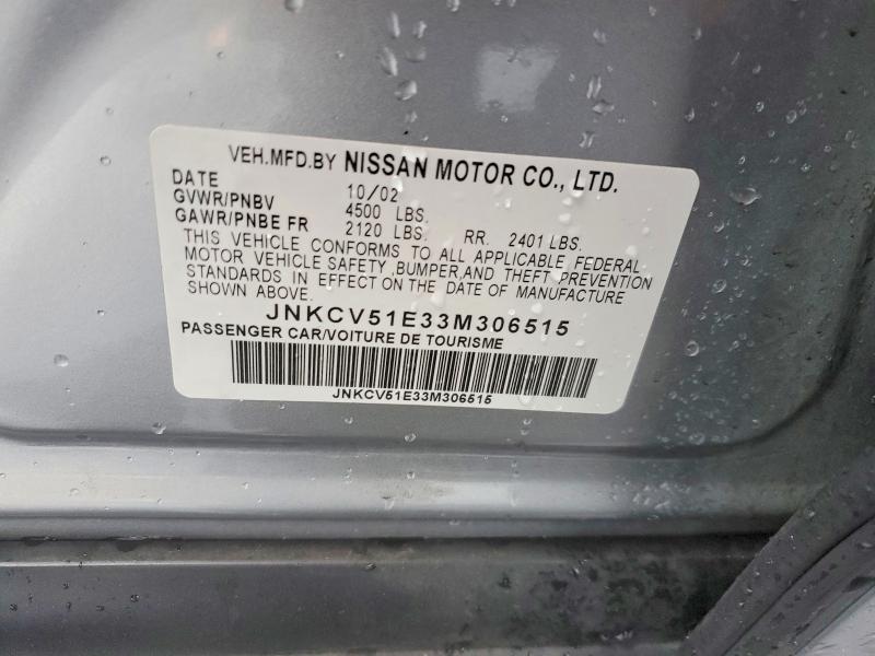 Продажа на аукционе авто 2003 Infiniti G35, vin: JNKCV51E33M306515, номер лота: 77619305