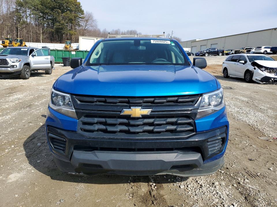 Aukcja sprzedaży 2022 Chevrolet Colorado, vin: 1GCGSBEA6N1320012, numer aukcji: 75928925