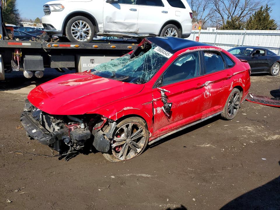 2019 Volkswagen Jetta მანქანა იყიდება აუქციონზე, vin: 3VW5T7BU0KM152170, აუქციონის ნომერი: 78684545