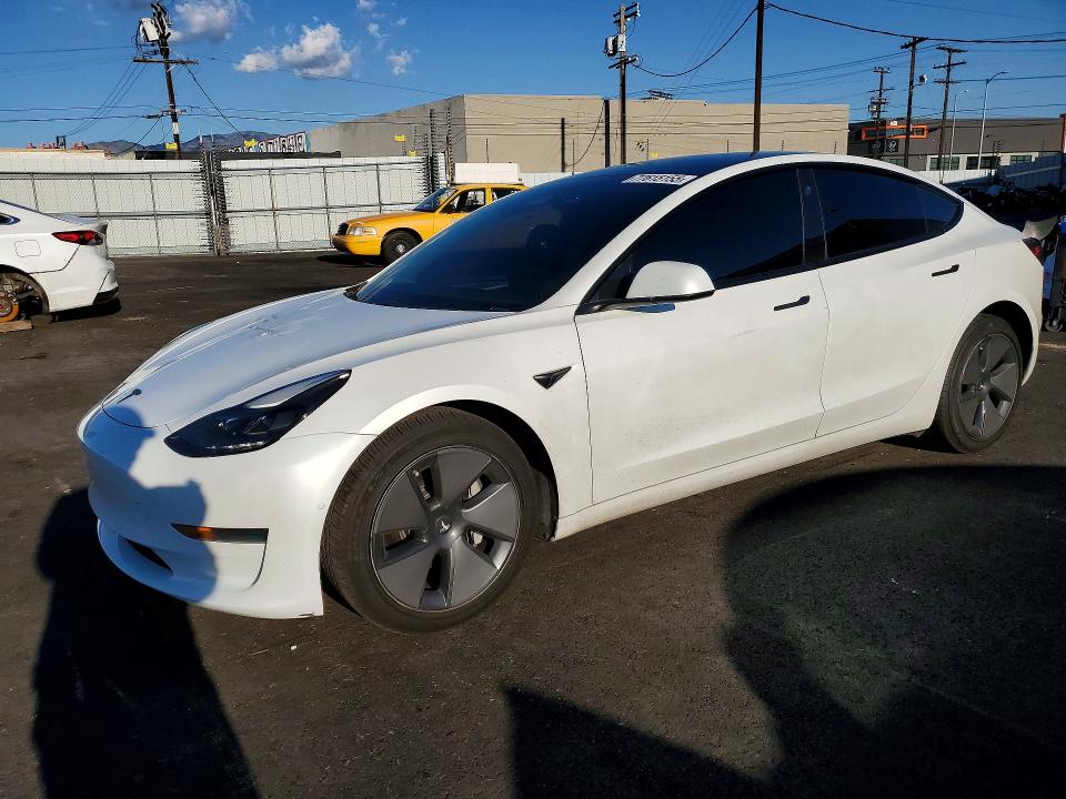 Продажа на аукционе авто 2021 Tesla Model 3, vin: 5YJ3E1EA7MF070009, номер лота: 77615155
