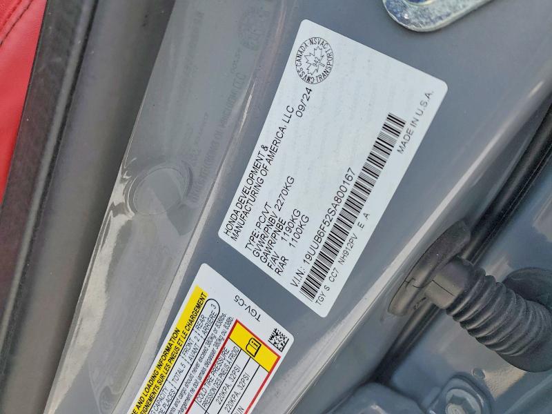 Продаж на аукціоні авто 2025 Acura Tlx, vin: 19UUB6F52SA800167, номер лоту: 77034745