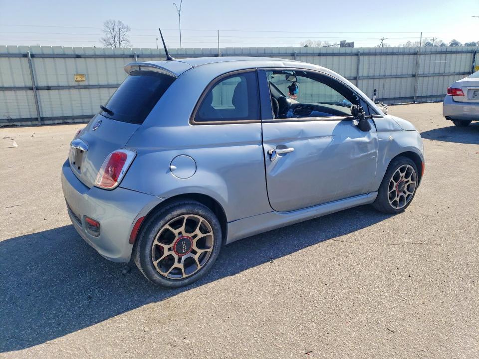 2015 Fiat 500 მანქანა იყიდება აუქციონზე, vin: 3C3CFFBR5FT537103, აუქციონის ნომერი: 76927455