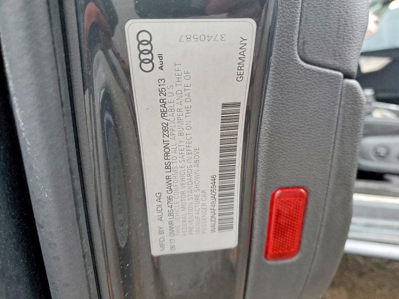 Продажа на аукционе авто 2018 Audi A4, vin: WAUDNAF49JA059446, номер лота: 78047295