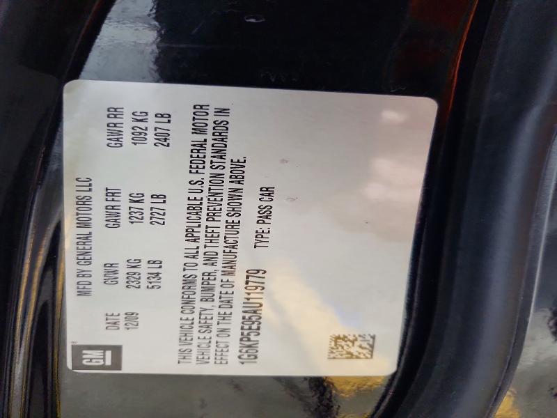 Aukcja sprzedaży 2010 Cadillac Dts, vin: 1G6KP5E95AU119779, numer aukcji: 78263995