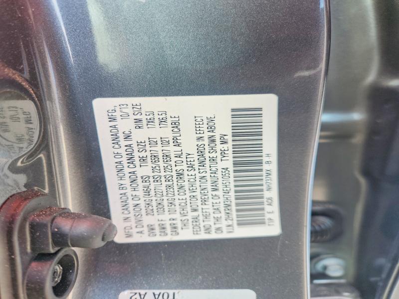 Aukcja sprzedaży 2014 Honda Cr-v, vin: 2HKRM3H74EH510554, numer aukcji: 78201165