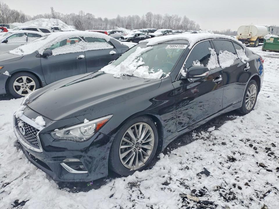 76854155 :رقم المزاد ، JN1EV7BR5NM340811 vin ، 2022 Infiniti Q50 مزاد بيع