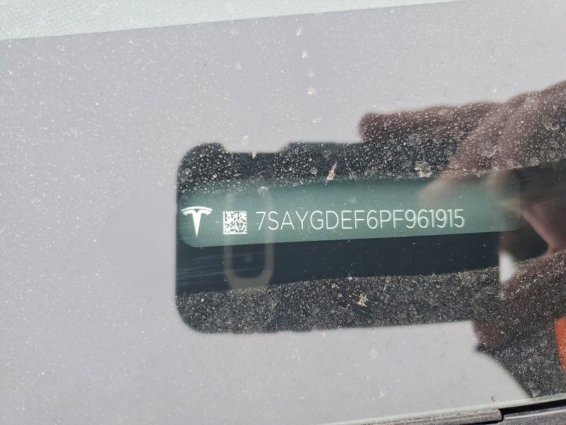 Продажа на аукционе авто 2023 Tesla Model Y, vin: 7SAYGDEF6PF961915, номер лота: 76116895
