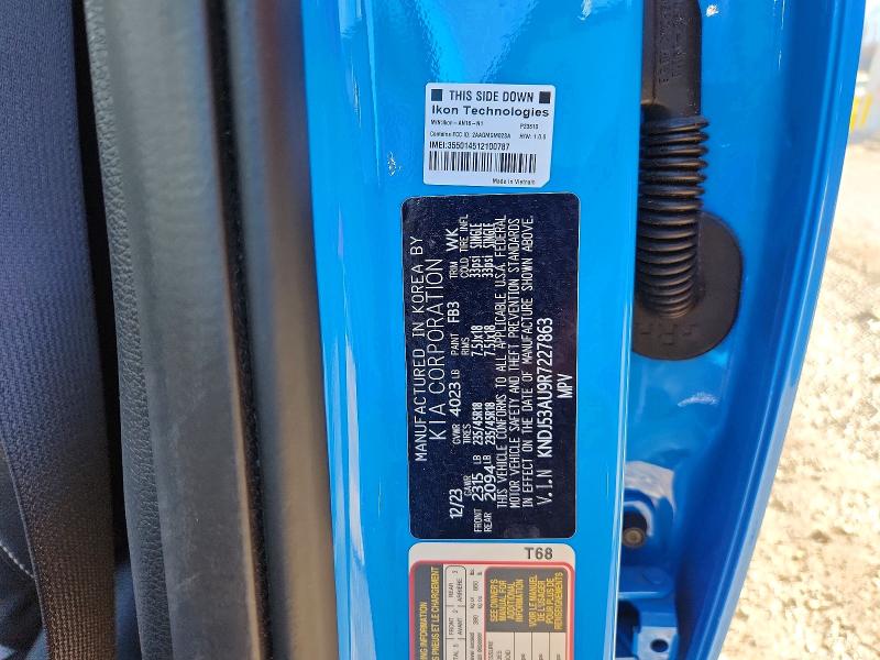 2024 Kia Soul მანქანა იყიდება აუქციონზე, vin: KNDJ53AU9R7227863, აუქციონის ნომერი: 76743025