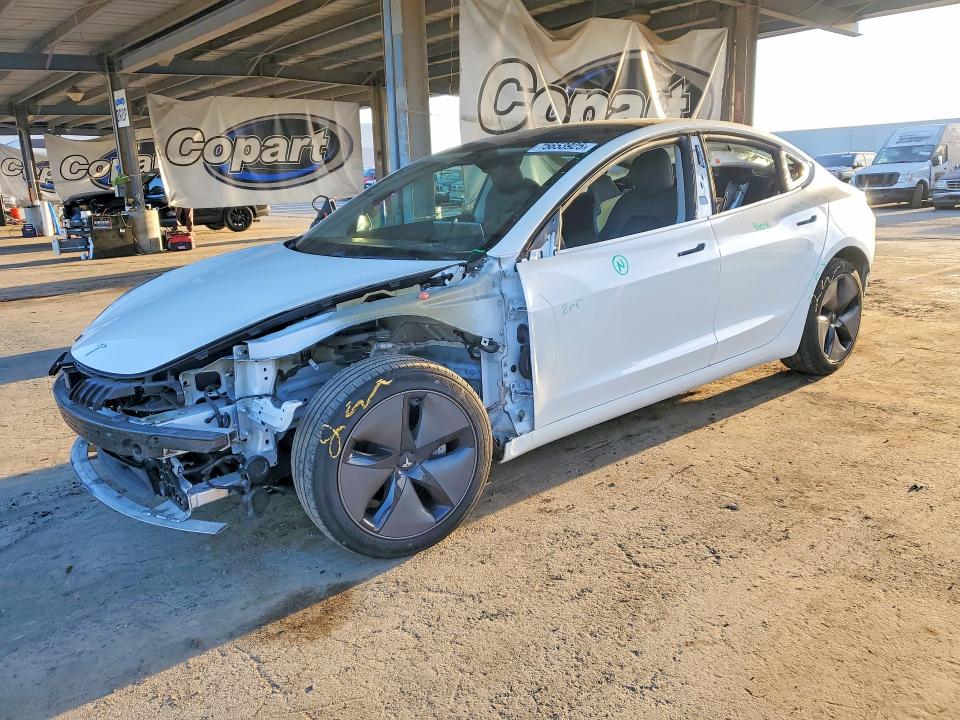 2020 Tesla Model 3 მანქანა იყიდება აუქციონზე, vin: 5YJ3E1EA3LF612737, აუქციონის ნომერი: 75653925