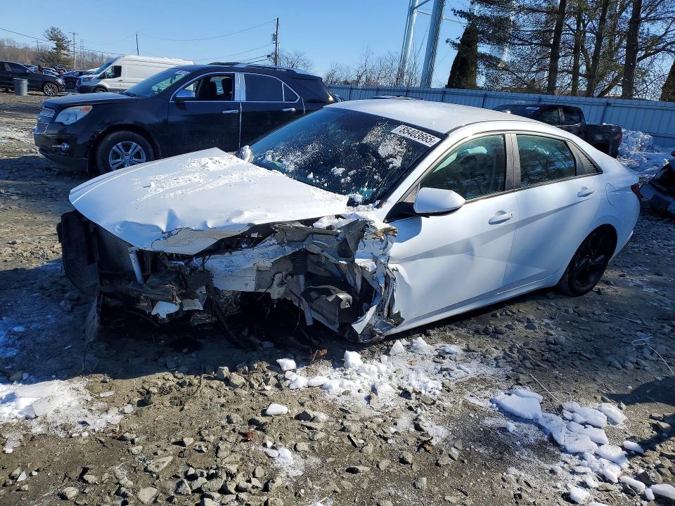 2021 Hyundai Elantra მანქანა იყიდება აუქციონზე, vin: 5NPLS4AG3MH016681, აუქციონის ნომერი: 85403665