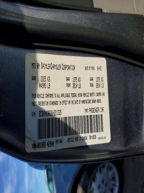 78489065 :رقم المزاد ، 2C3KA43R26H221325 vin ، 2006 Chrysler 300 مزاد بيع