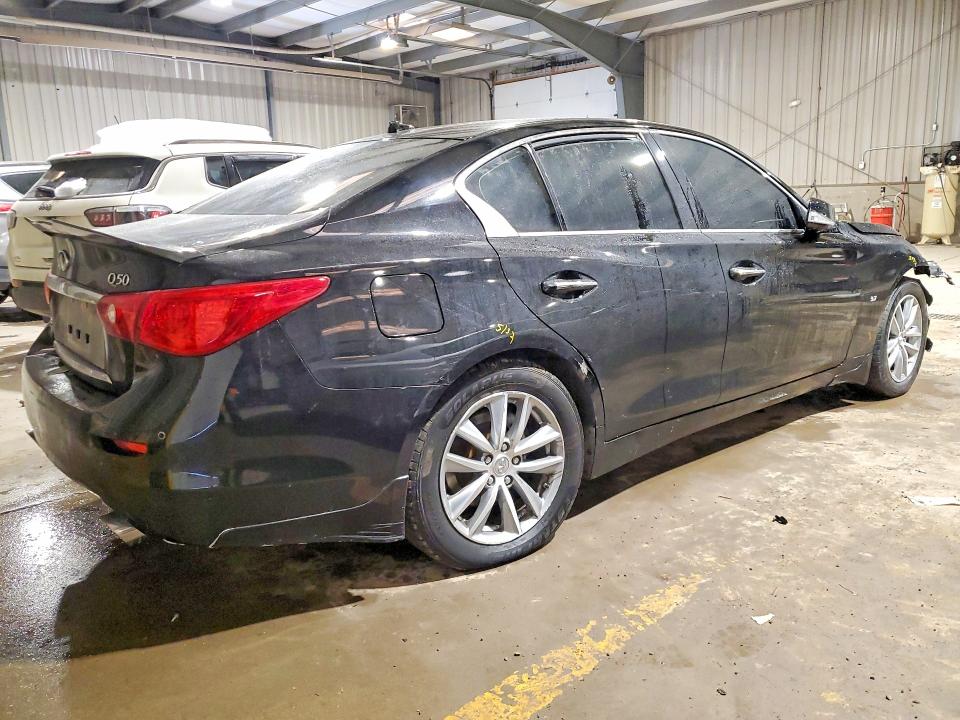 76330525 :رقم المزاد ، JN1BV7ARXFM393283 vin ، 2015 Infiniti Q50 مزاد بيع