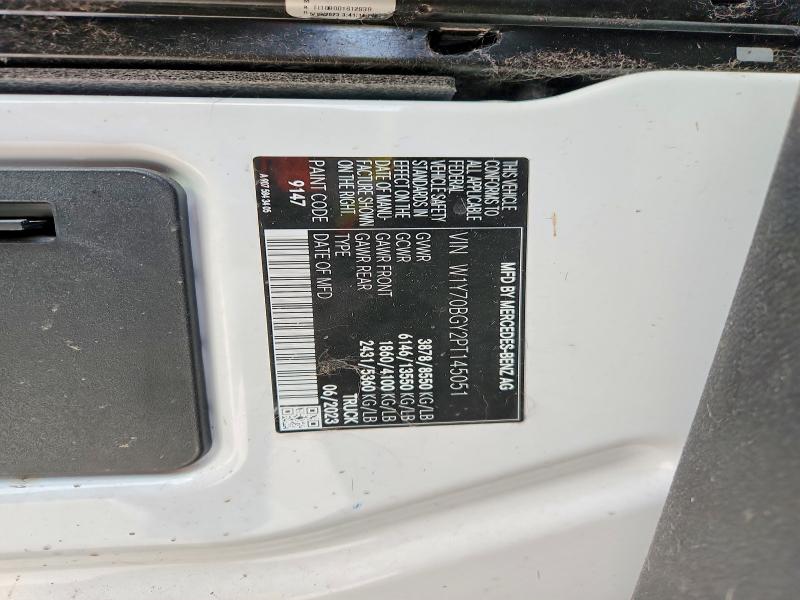Продажа на аукционе авто 2023 Mercedes-benz Sprinter, vin: W1Y70BGY2PT145051, номер лота: 75802375