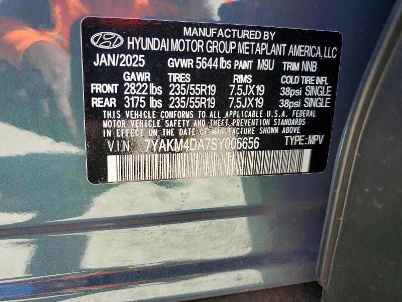 Продаж на аукціоні авто 2025 Hyundai Ioniq 5, vin: 7YAKM4DA7SY006656, номер лоту: 77362085