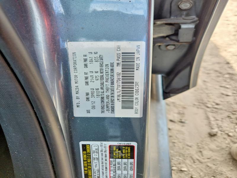 Aukcja sprzedaży 2013 Mazda 3, vin: JM1BL1L71D1706182, numer aukcji: 77933475