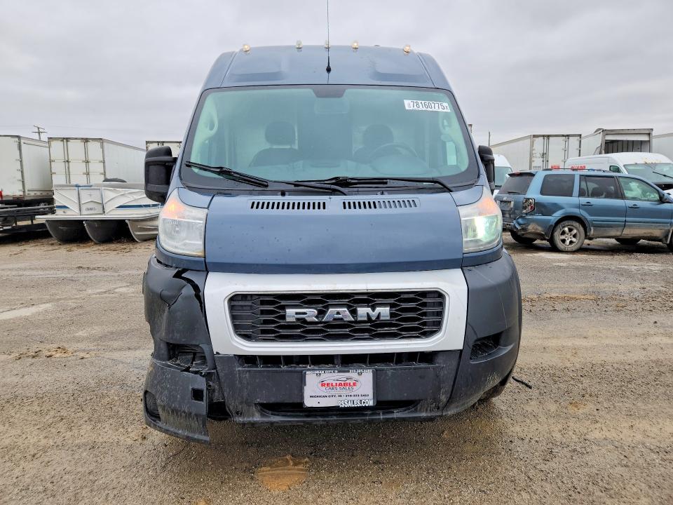 78160775 :رقم المزاد ، 3C6TRVDG4KE519092 vin ، 2019 Ram Promaster 2500 مزاد بيع