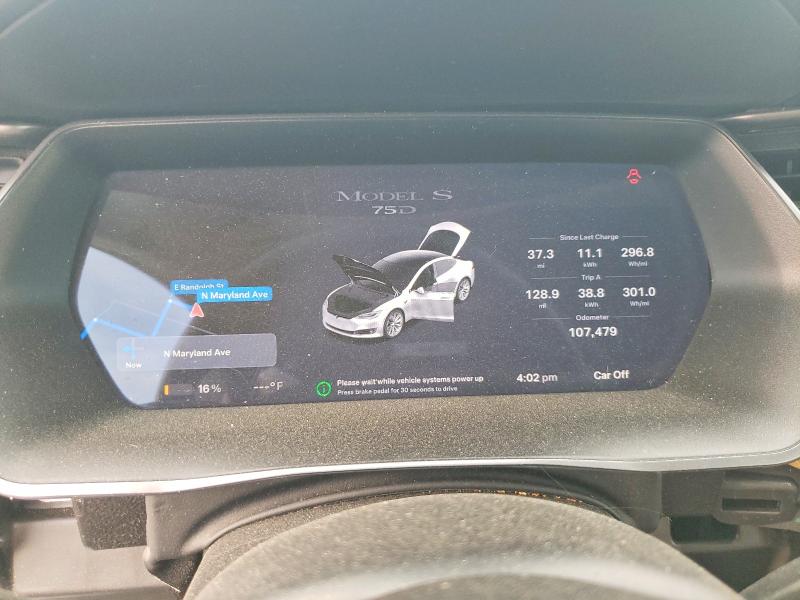 75313355 :رقم المزاد ، 5YJSA1E29JF260292 vin ، 2018 Tesla Model S مزاد بيع
