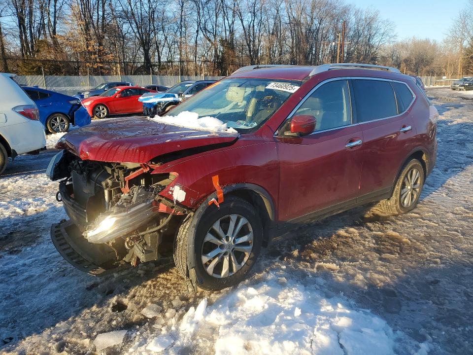 Auction sale of the 2016 Nissan Rogue, vin: KNMAT2MV4GP600485, lot number: 73460925